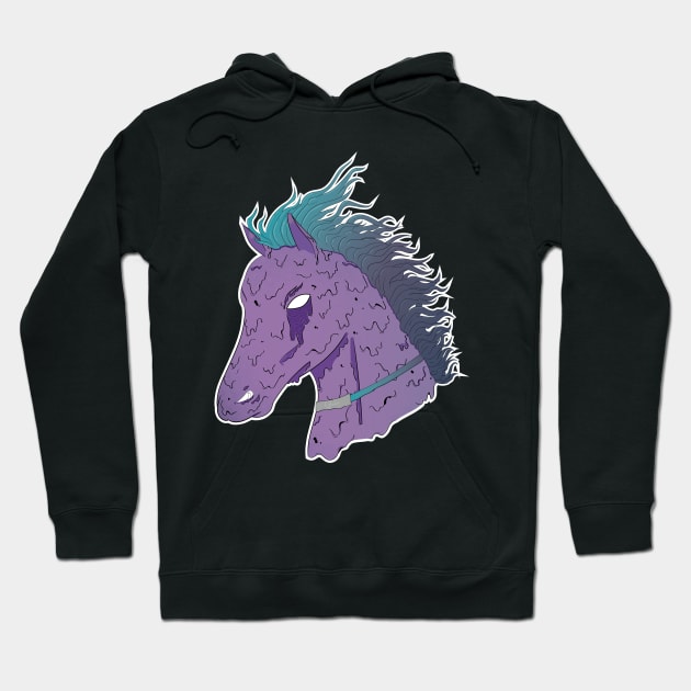 Grime horse ghalien Hoodie by StephGhalien